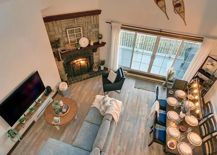 Huge Condo In Front Of Tremblant Ski Resort